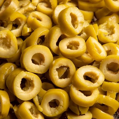 Azeitona Arauco Verde fatiada